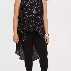 Torrid Black Star Print Sleeveless Top